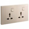 Ổ cắm đôi đa năng có công tắc Galion 282435-C1