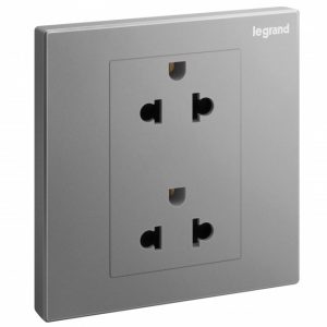 Ổ cắm đôi ba chấu Legrand Galion 282436-C3