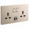 Ổ cắm đa năng có USB sạc Galion 282444-C1