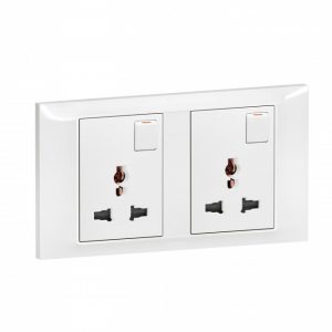 Ổ cắm đôi đa năng có công tắc Belanko S - 617669